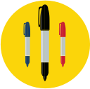 draw, marker, pen, sharpie svg vector icon