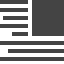 align, right icon