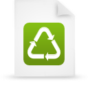 document, file, green, paper icon