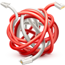 klubok, red, soda icon