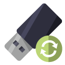 pen,drive,refresh icon