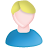 user,male,white,blue,blonde,blond,member,profile,person,people,human,man,account icon