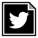 media, social, twitter svg vector icon