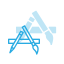 app, brand, brands, logo, logos, store svg vector icon