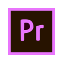 adobe, app, cut, editing, premiere, pro svg vector icon