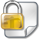 file,locked,lock,paper,document,security icon