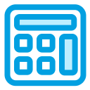calculator, finance, math, number svg vector icon