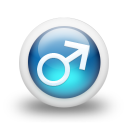 glossy,blue,orb icon