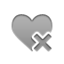 heart,cross icon
