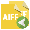 file,format,aiff,left icon