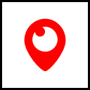 company, logo, media, periscope, social svg vector icon