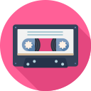 audio, cassette, multimedia, music svg vector icon