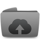 folder, upload, web icon