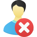 male,user,remove icon