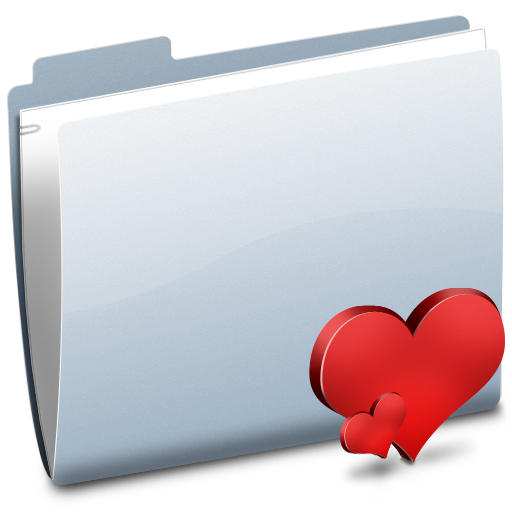 folder,heart,valentine,love icon