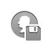 coin,silhouette,diskette icon