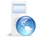 ipop,nanoweb,ipod,mp3 player icon