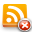 delete, rss icon