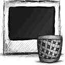 photo, trash icon