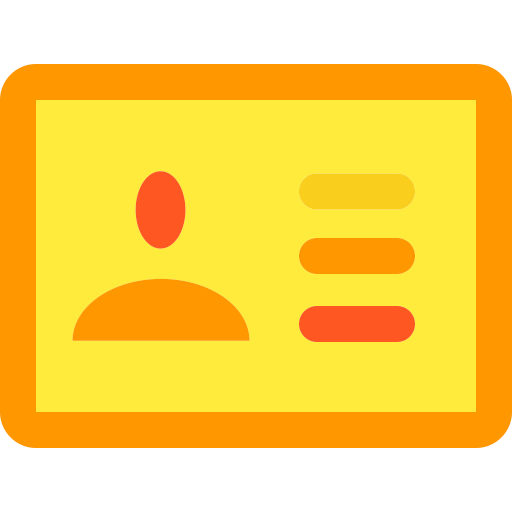 Id Card svg vector icon