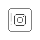 instagram, instagram button, instagram logo, social media svg vector icon