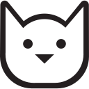 animals, cats, friendly, kitty, pets svg vector icon