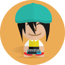 boy, cartoon, character, cheerful, child, school, smile svg vector icon
