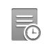 stamped,document,clock icon