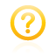 frame, question, yellow icon