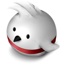 red, twitter icon