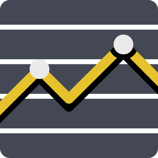 Line Chart svg vector icon