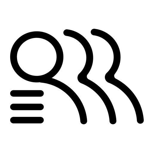 Buddy List svg vector icon