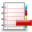 delete, notebook icon