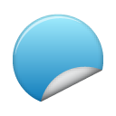 sticker,blue icon