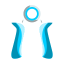 exercise, expander, fitness, sports svg vector icon