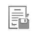 contract,diskette icon