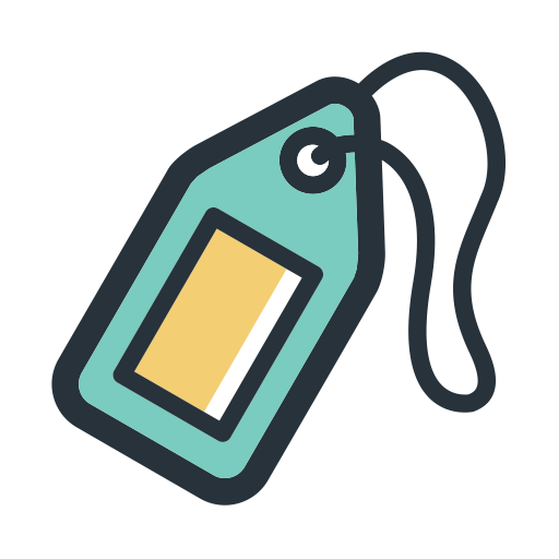 Color Tags svg vector icon