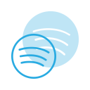logo, media, social, spotify svg vector icon