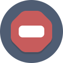 block, remove, stop svg vector icon