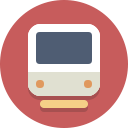 locomotive, subway, train, transit, transportation svg vector icon