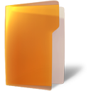 folder,orange,open icon