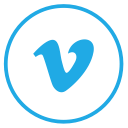 vimeo svg vector icon