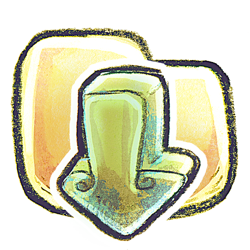 folder, loaddown icon