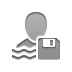swimming,diskette icon