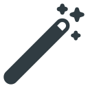 halloween, wand svg vector icon