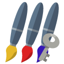 brush,key icon