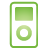 basic, green, ipod icon