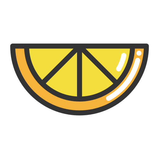 Orange svg vector icon
