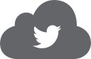 bird, bookmark, cloud, social, twitter svg vector icon