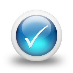 glossy,blue,orb icon
